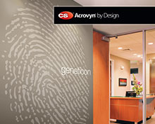 CS introduces graphic wall protection called Acrovyn by Design®